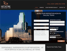 Tablet Screenshot of dallasreporting.com